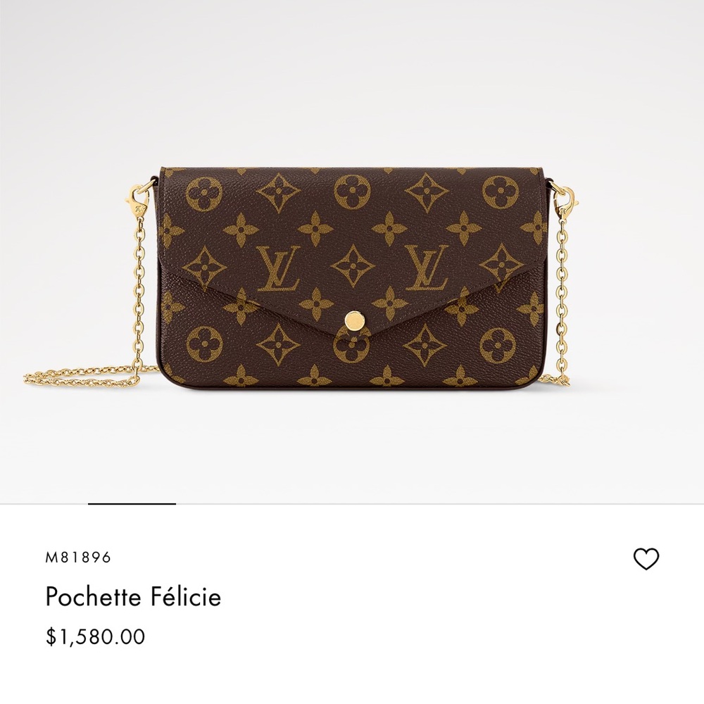 Louis Vuitton Monogram Brown Clutch
